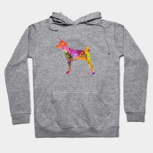 Basenji in watercolor Hoodie